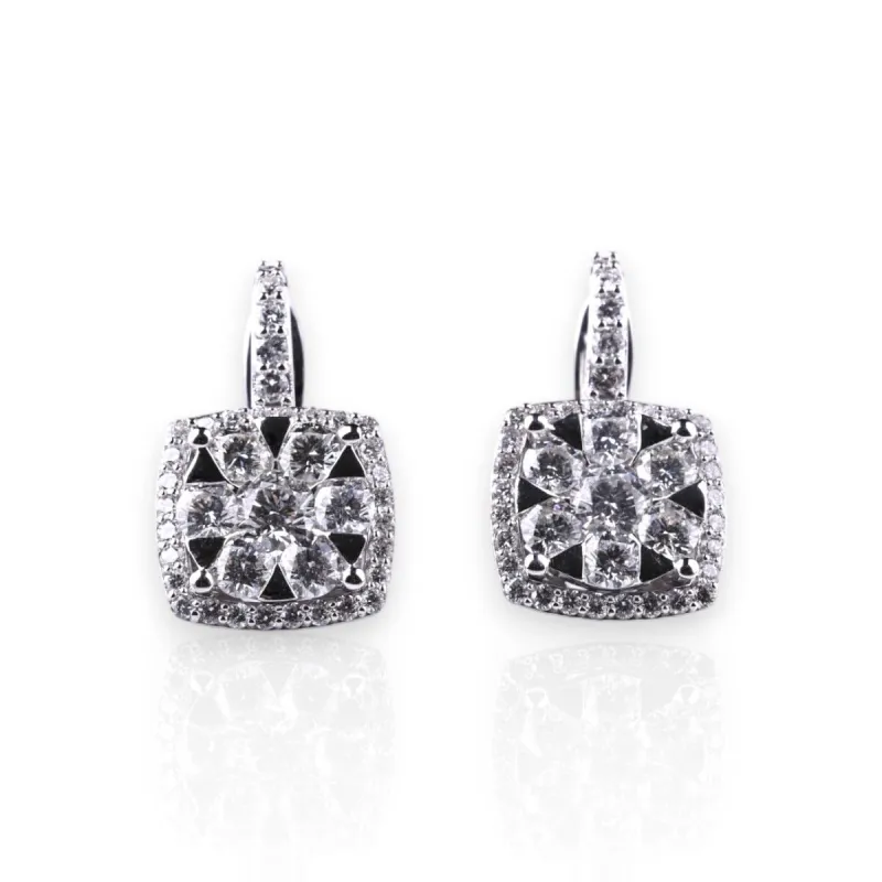 Coronet Diamond Earrings: A Crown of Light at Your Ears