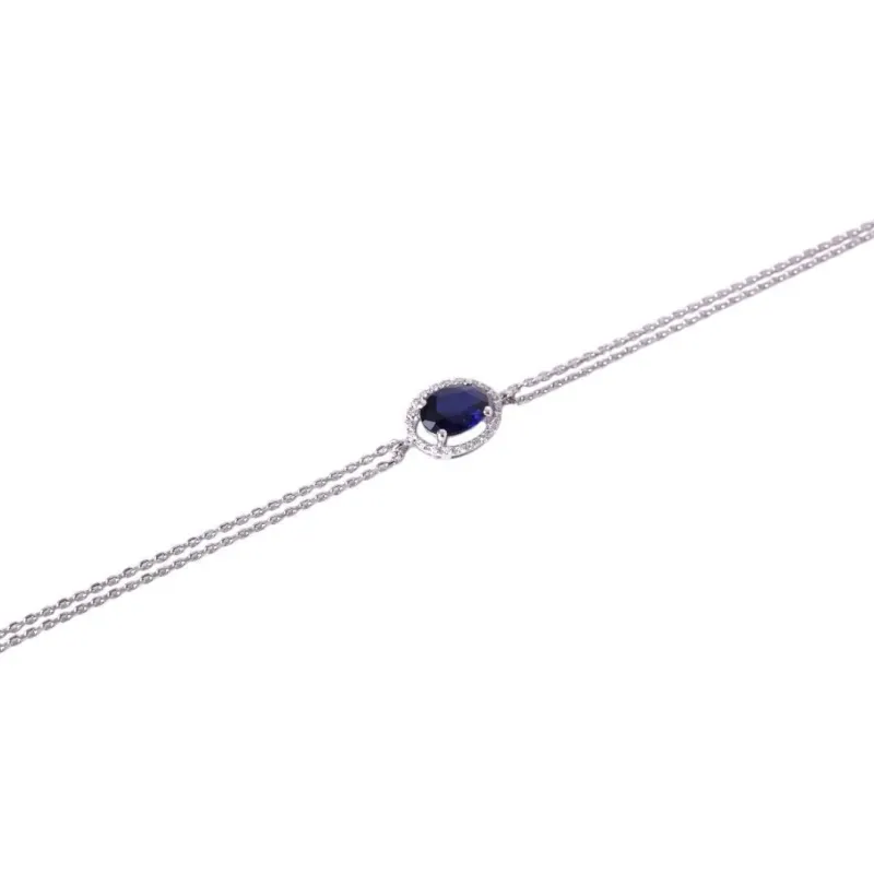 Gemstone and Diamond Bracelets: Sapphire, Topaz and Tourmaline